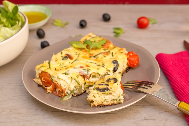 Clafoutis d'été aux légumes