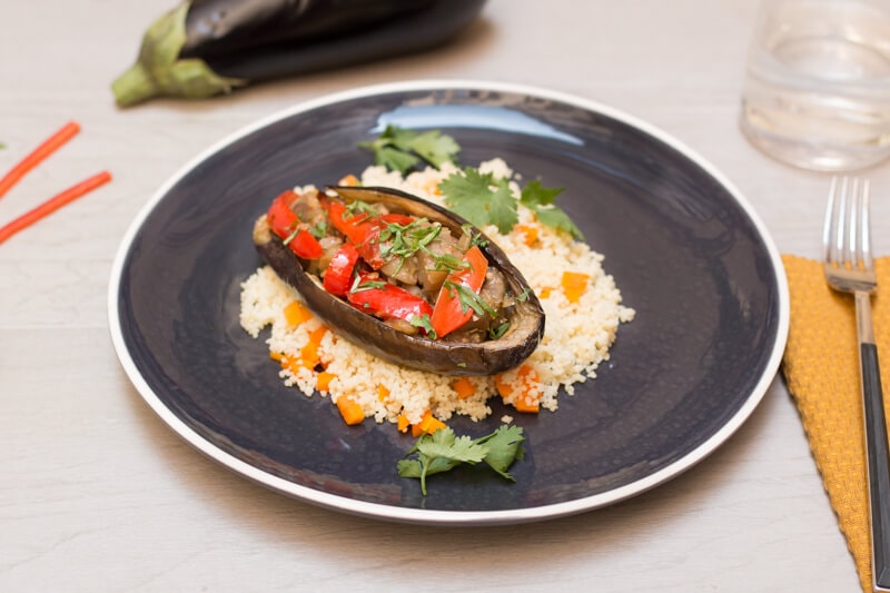 Aubergine farcie