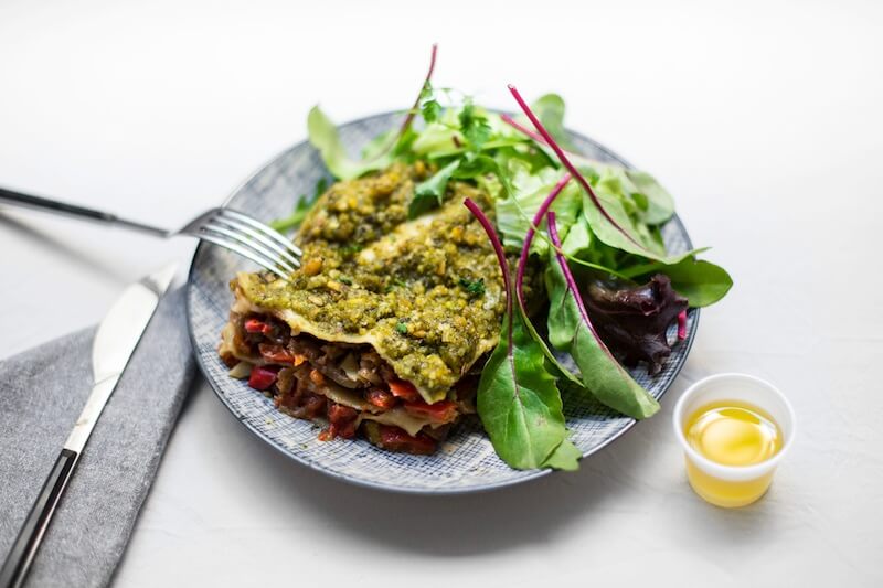 Lasagnes légumes pesto