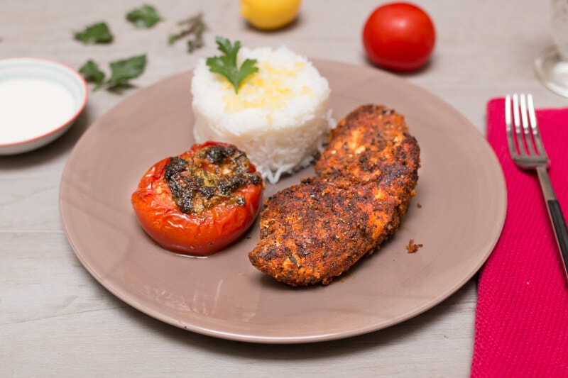 Poulet cajun riz tomate