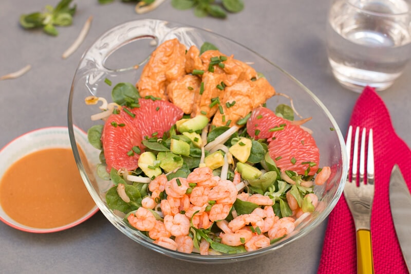 Salade terre et mer