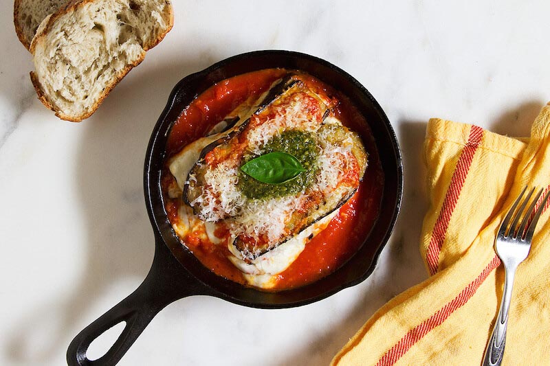 Aubergines parmigiana