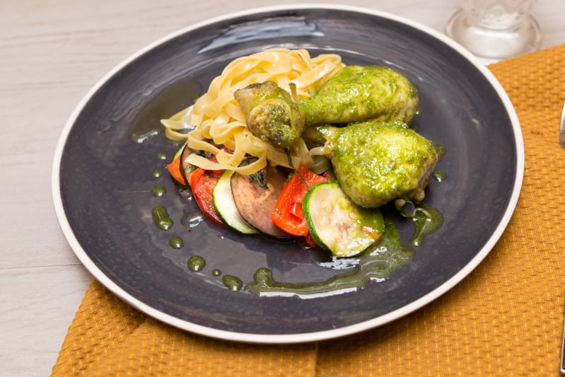 Poulet pesto