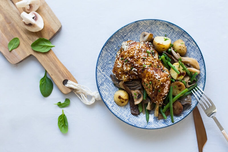 Poulet façon chasseur