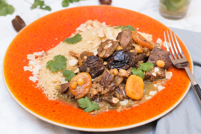 Tajine fruits sec agneau