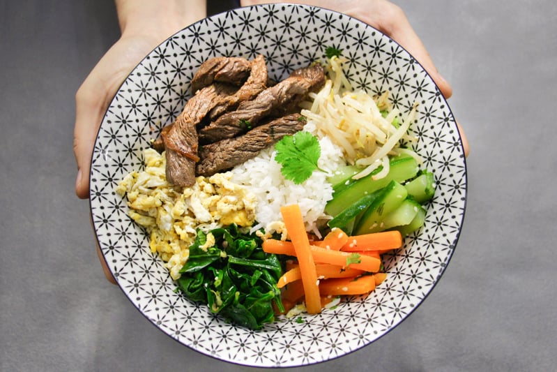 Boeuf bibimbap