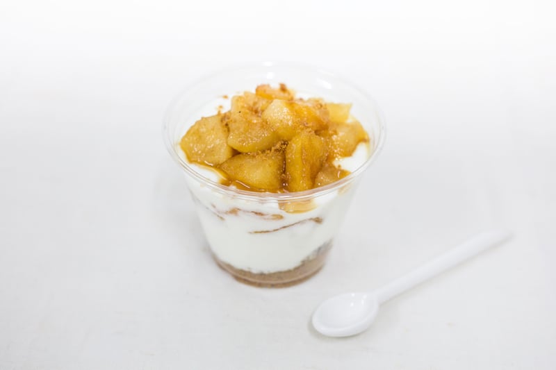 Verrine fromage blanc poires