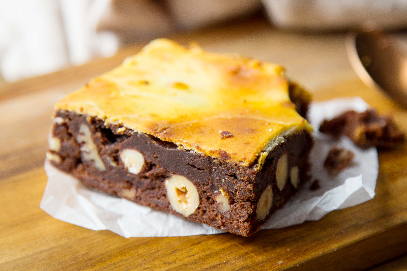 Brownie marbre