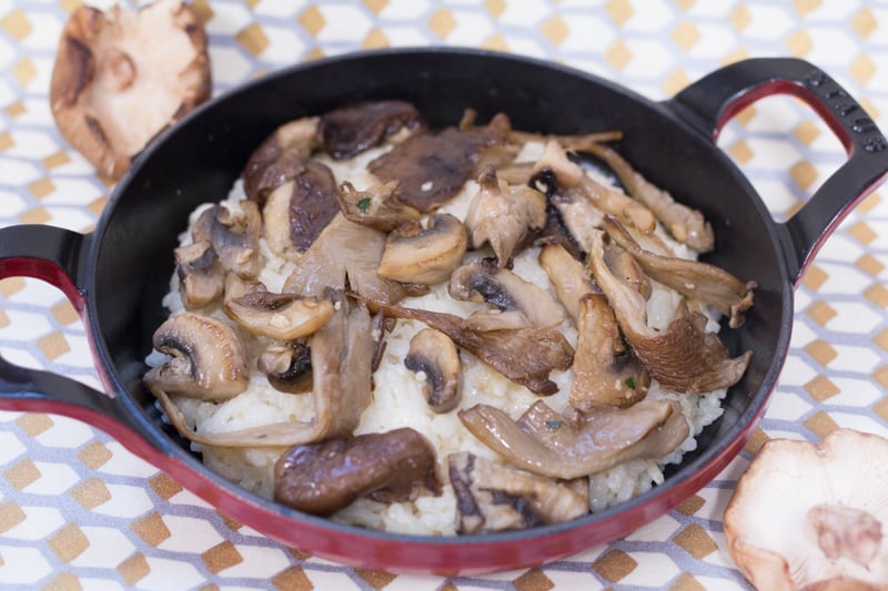 Risotto aux champignons