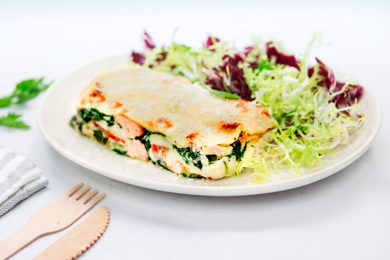 Lasagnes saumon épinards