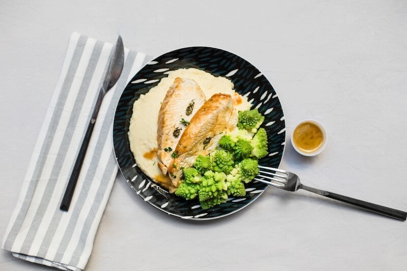 dinde chou romanesco