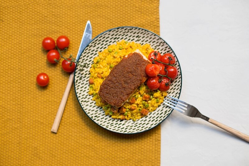poisson croute chorizo