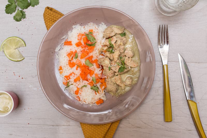 Curry porc citronelle