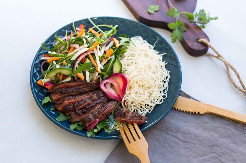 Salade boeuf thai