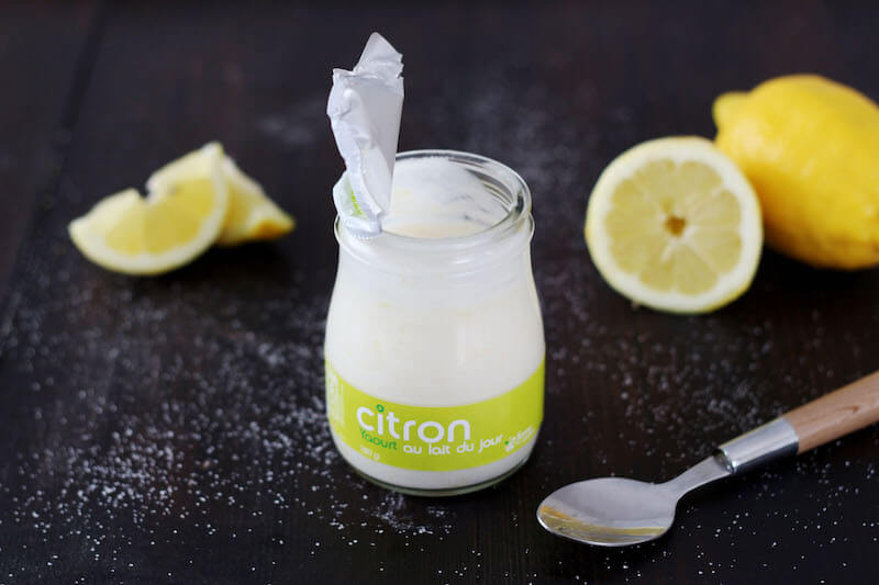 Yaourt citron ferme peupliers