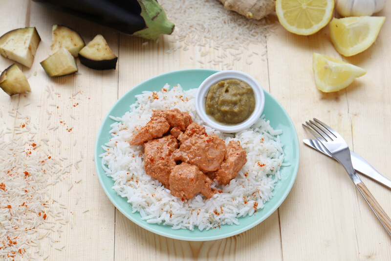 Poulet tandoori riz basmati