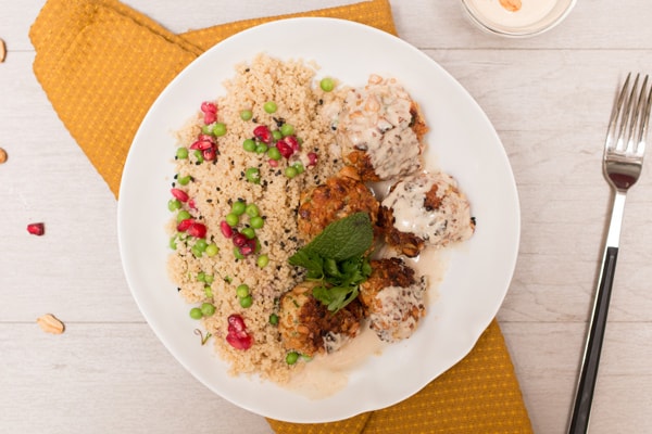 Boulettes crunchy cacahuetes