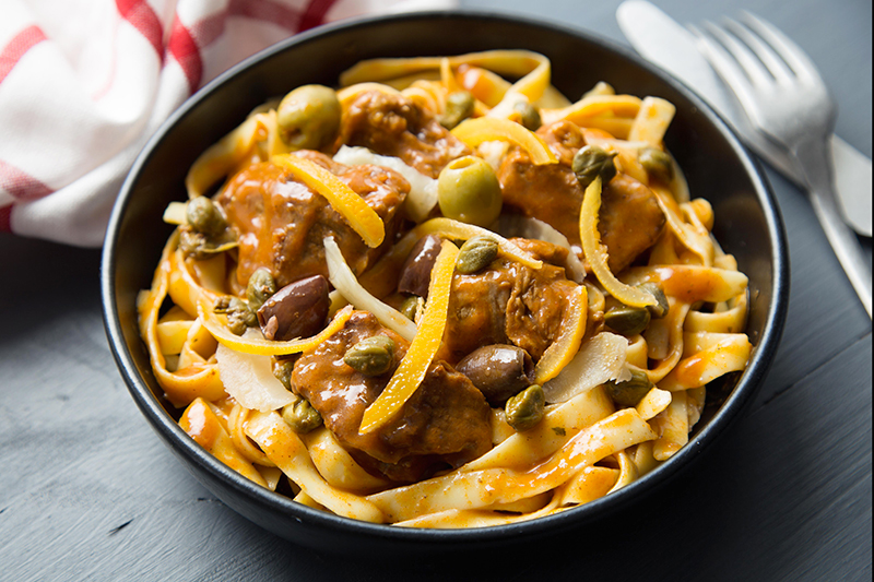 Sauté de veau aux olives